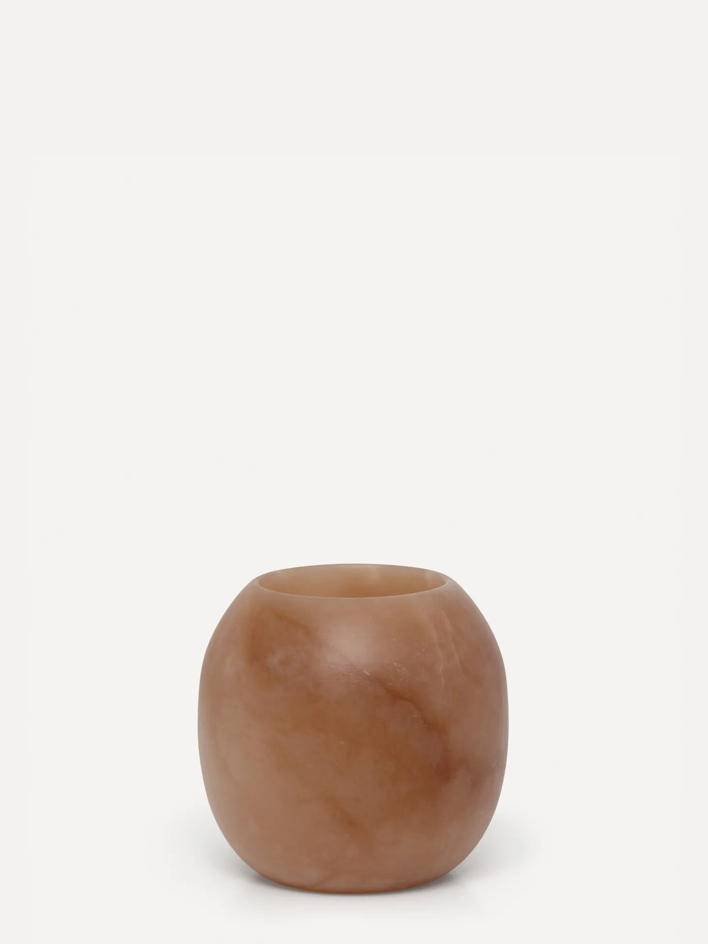 ronde_alabaster_kaarsenhouder_small_3.webp Les Soeurs Ronde Alabaster Kaarsenhouder (Small) Tabac Best Sale