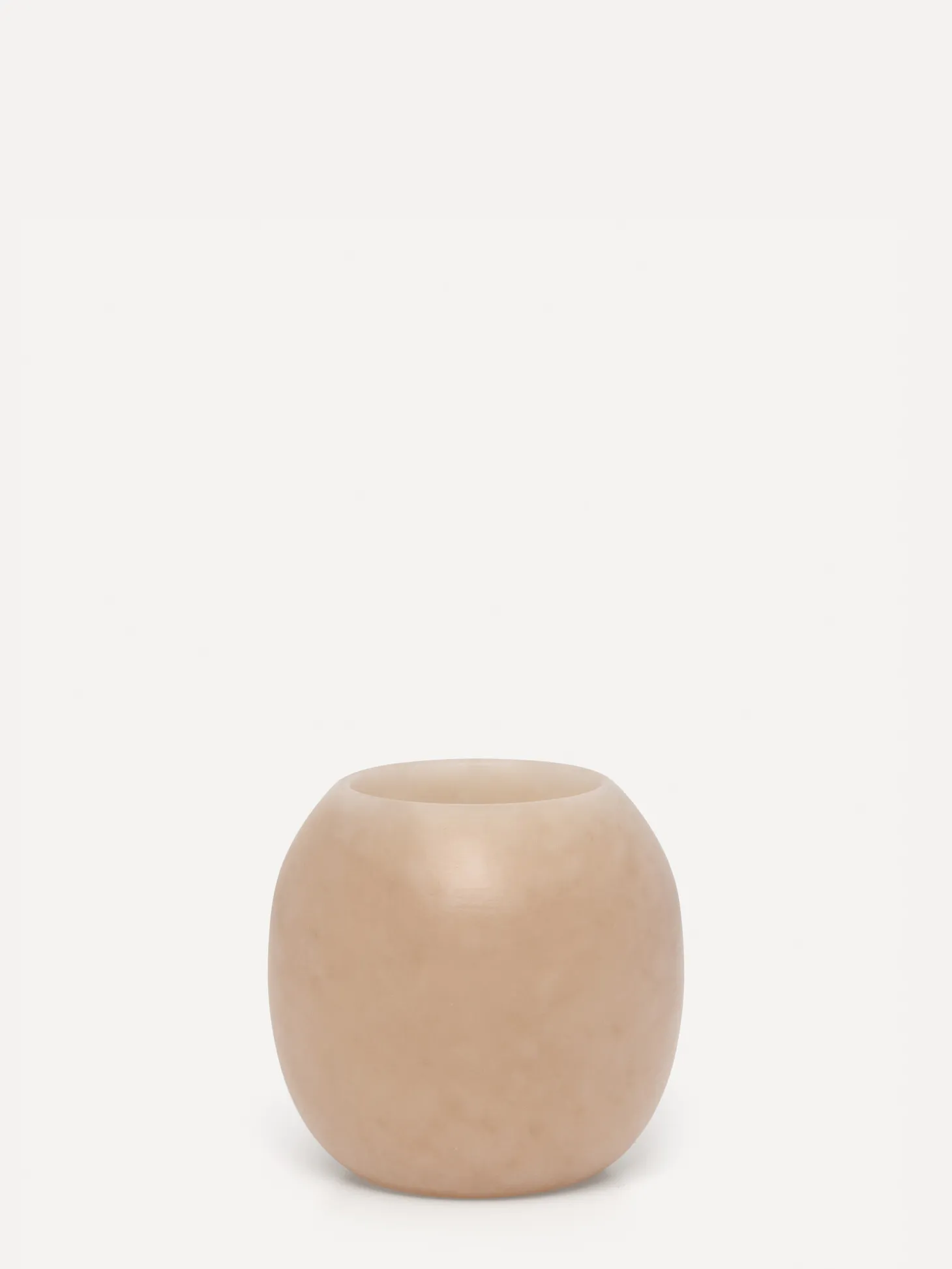 ronde_alabaster_kaarsenhouder_small_4.webp Les Soeurs Ronde Alabaster Kaarsenhouder (Small) Tabac Best Sale