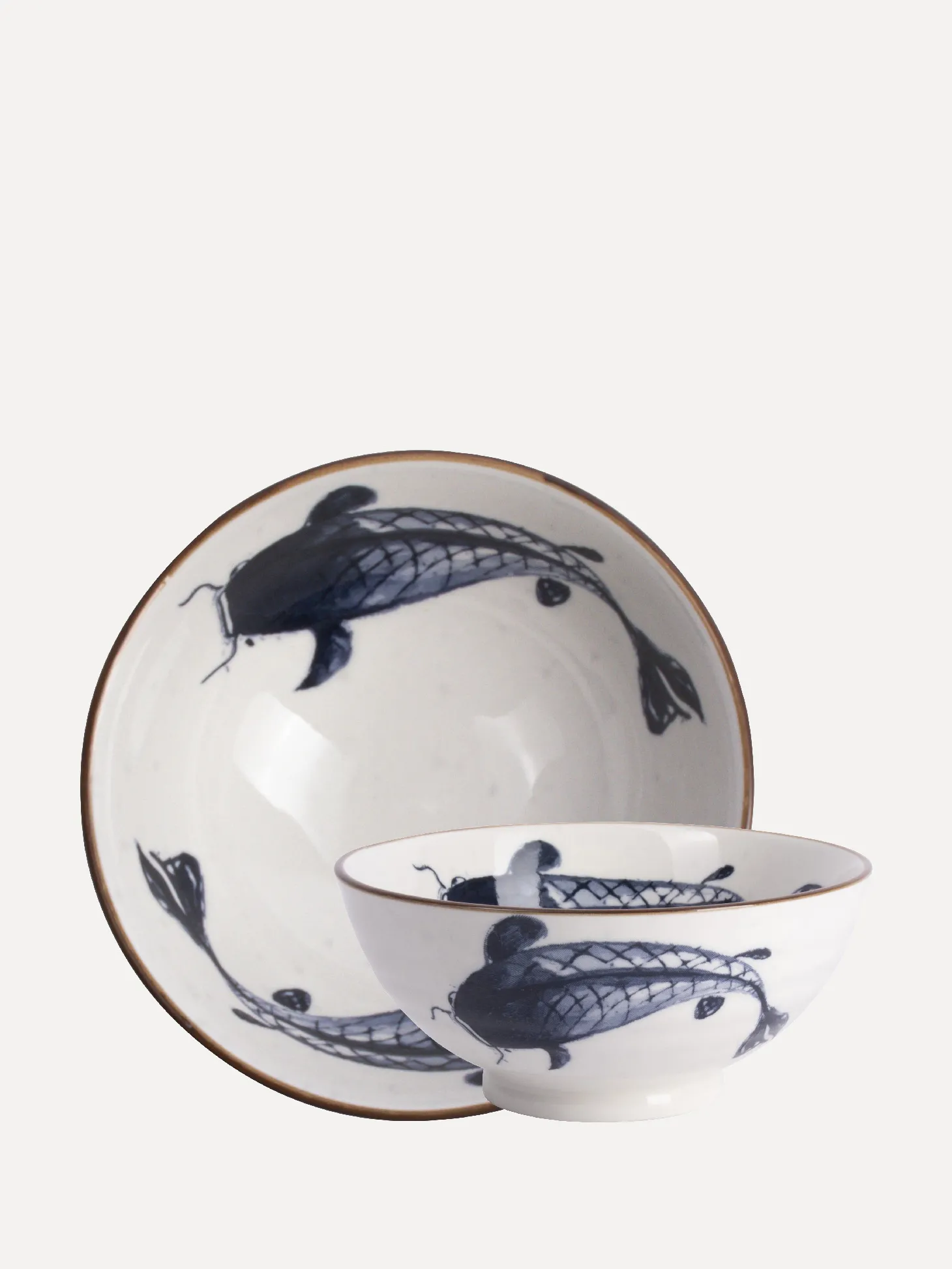 Gusta Schaaltje Koi Blauw/Wit Cheap