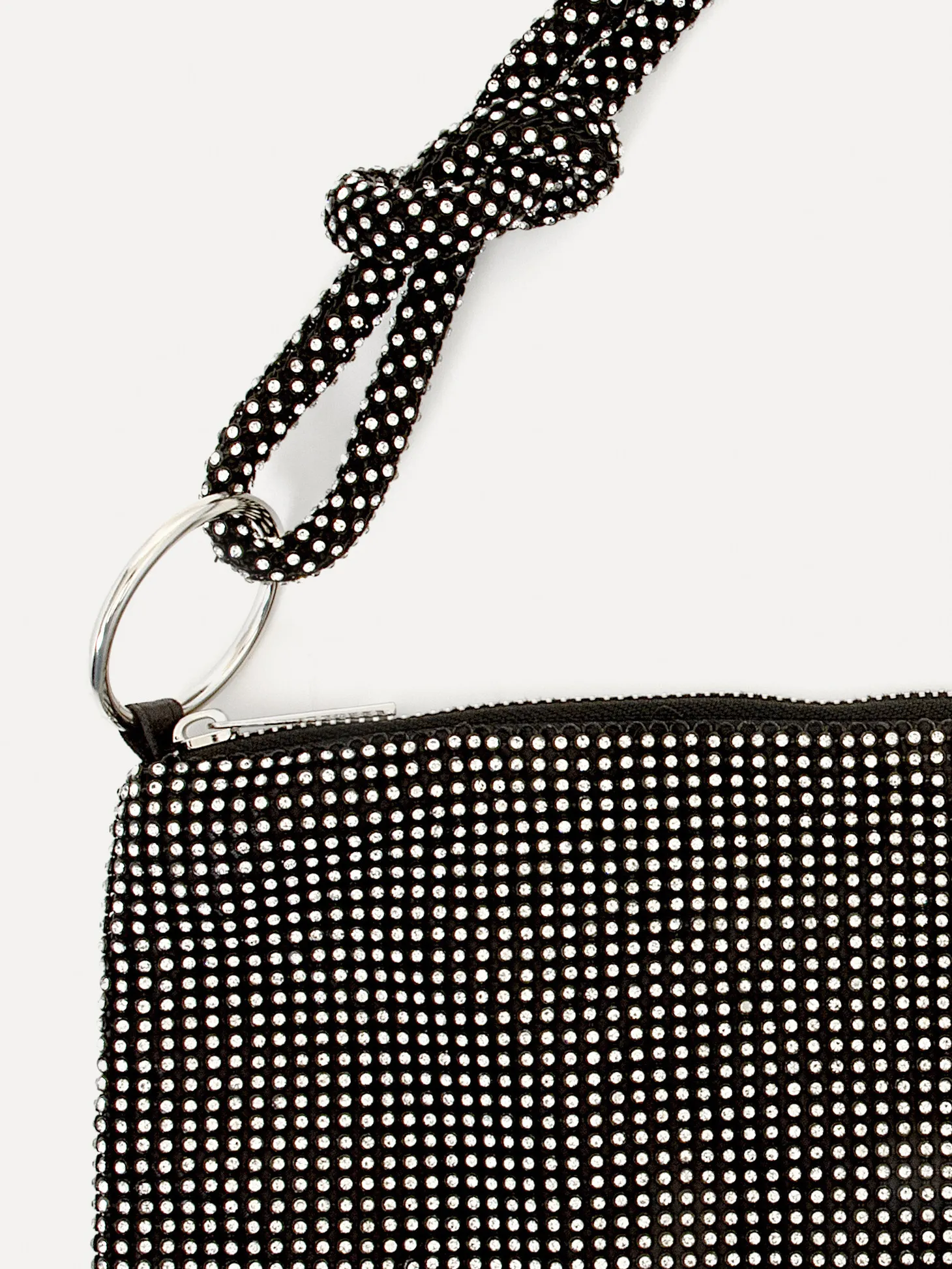 schoudertas_yuna_2.webp Le Marais Schoudertas Yuna Black/Silver Strass Flash Sale