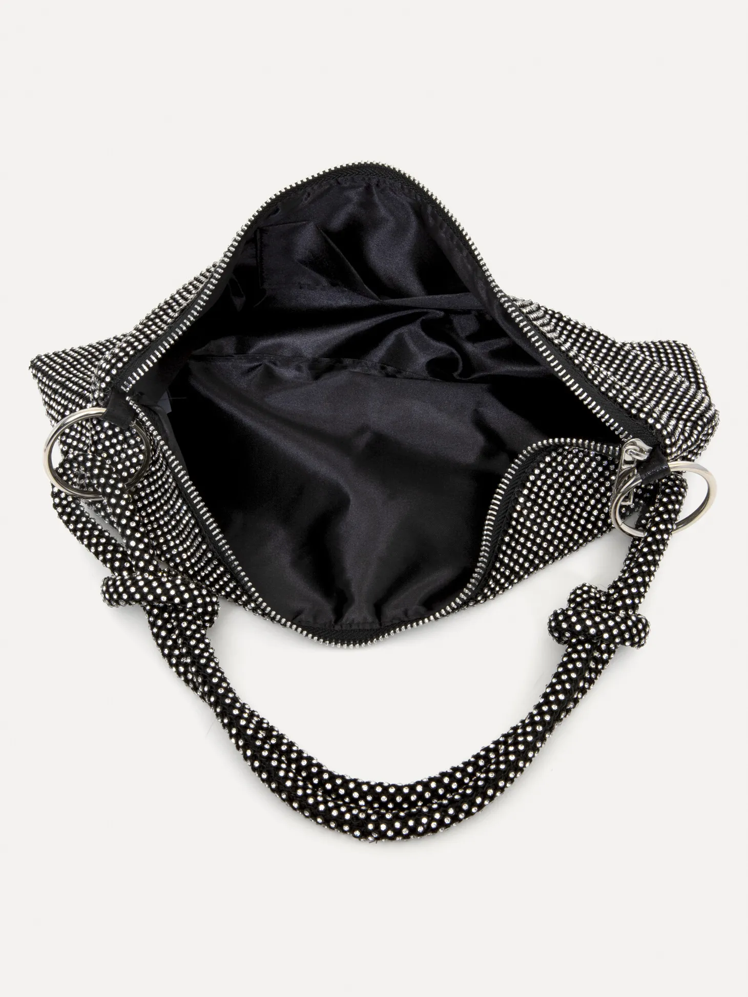 schoudertas_yuna_4.webp Le Marais Schoudertas Yuna Black/Silver Strass Flash Sale