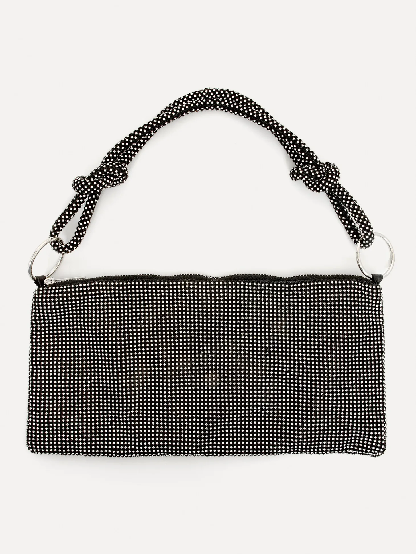 schoudertas_yuna_5.webp Le Marais Schoudertas Yuna Black/Silver Strass Flash Sale