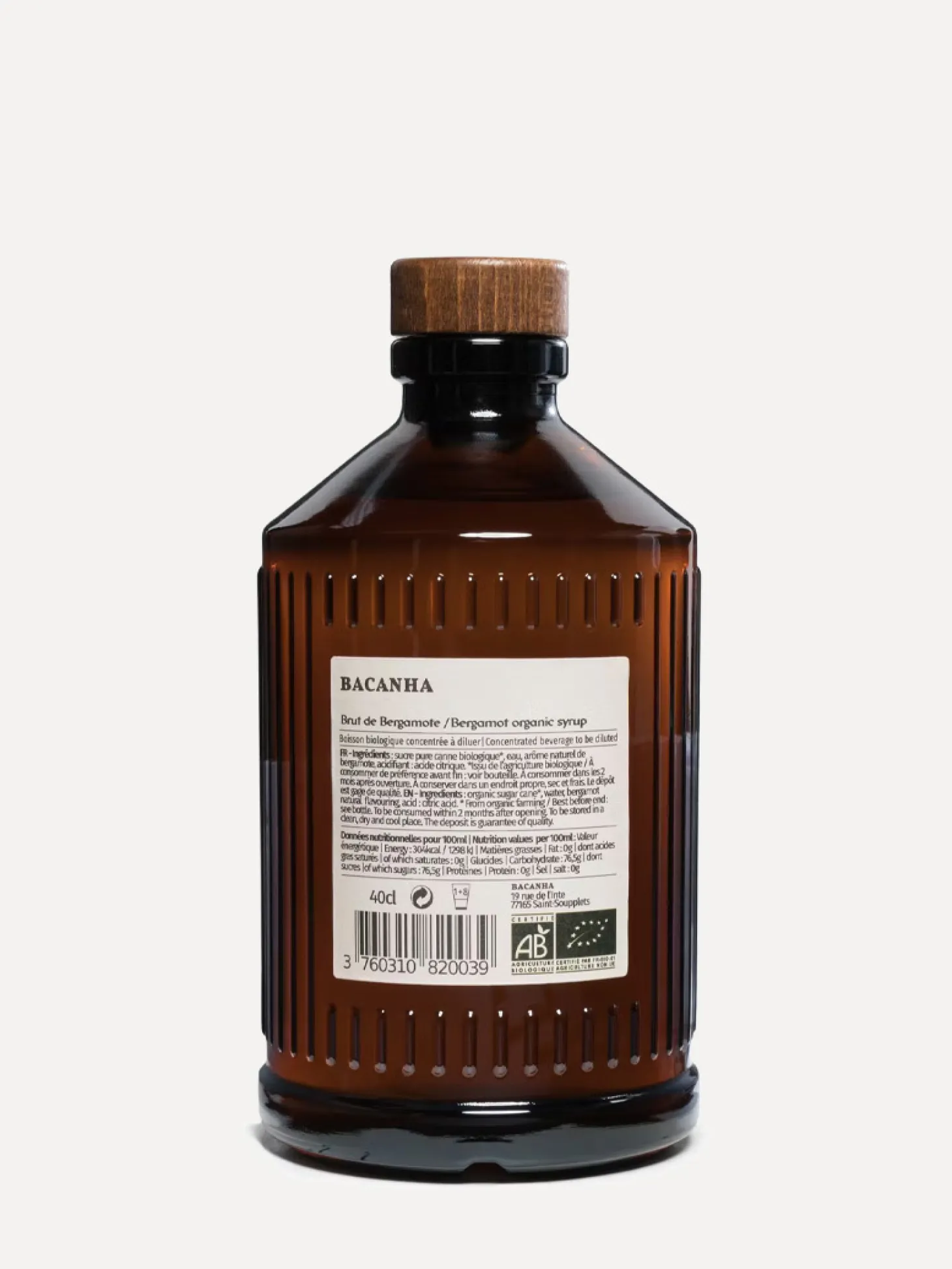 Bacanha Siroop Brut De Bergamote Cheap