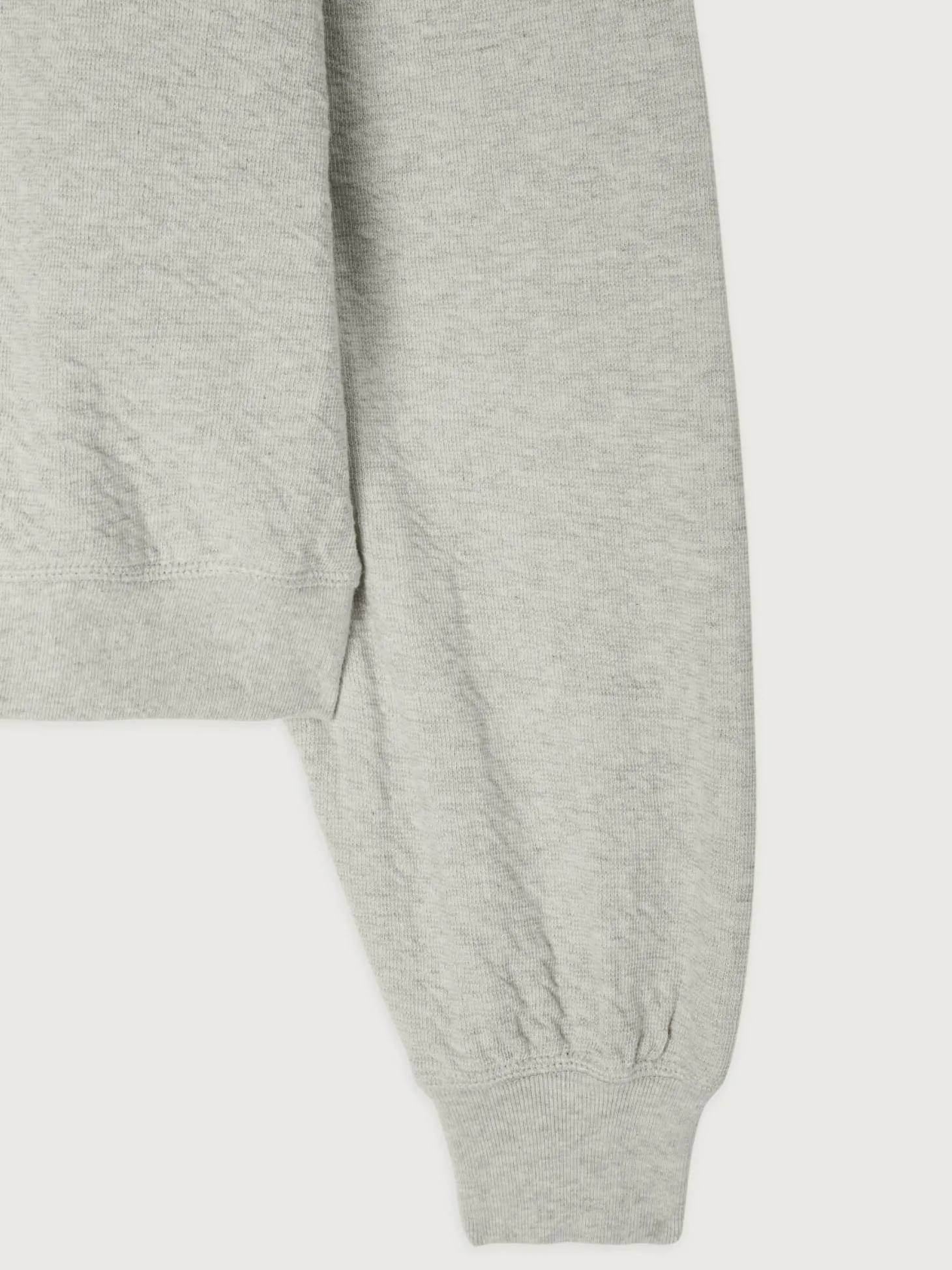 American Vintage Sweat Yatcastle Gris Chine New