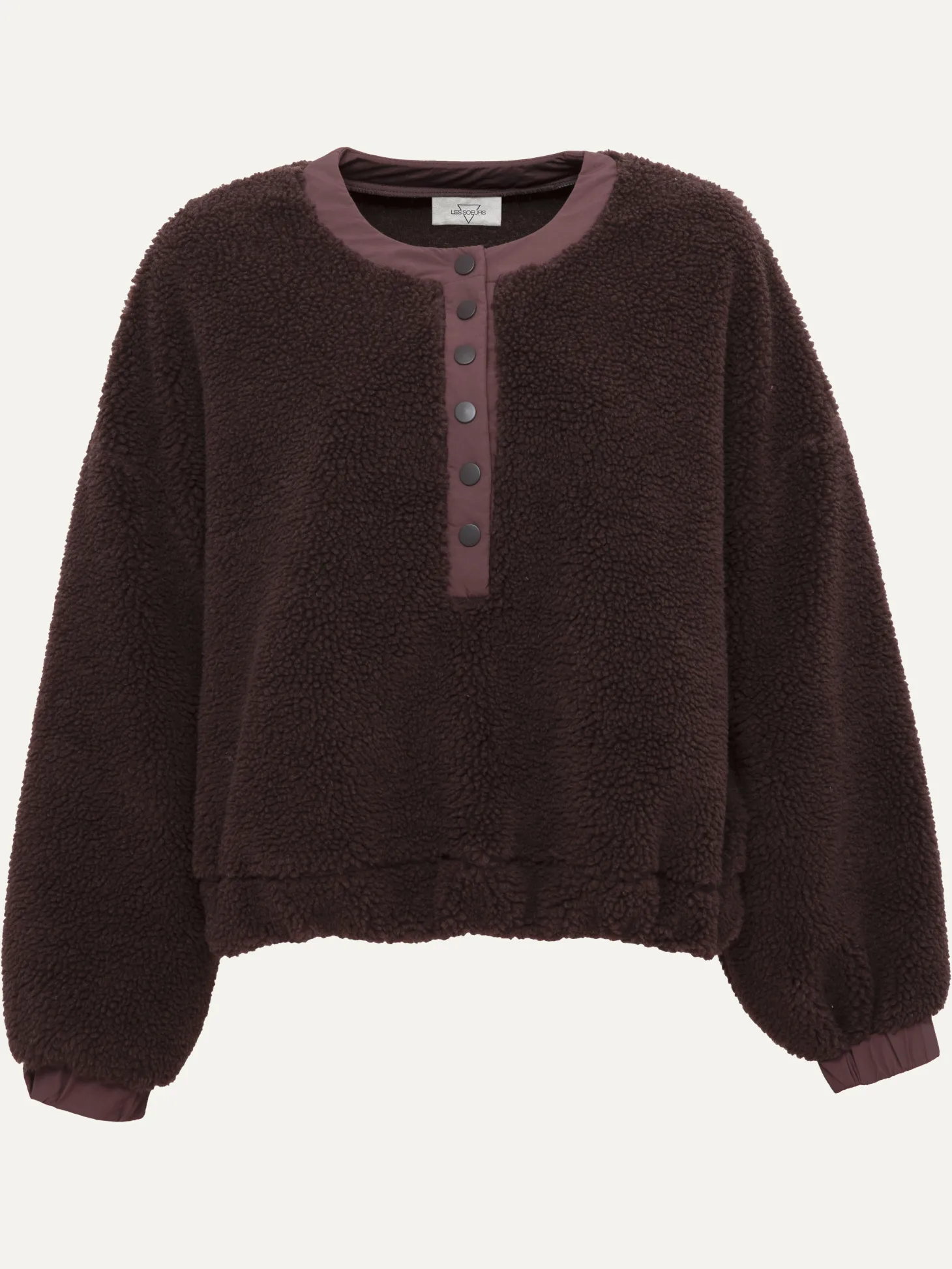 teddy_sweater_alies_2.webp Les Soeurs Teddy Sweater Alies Brown Flash Sale