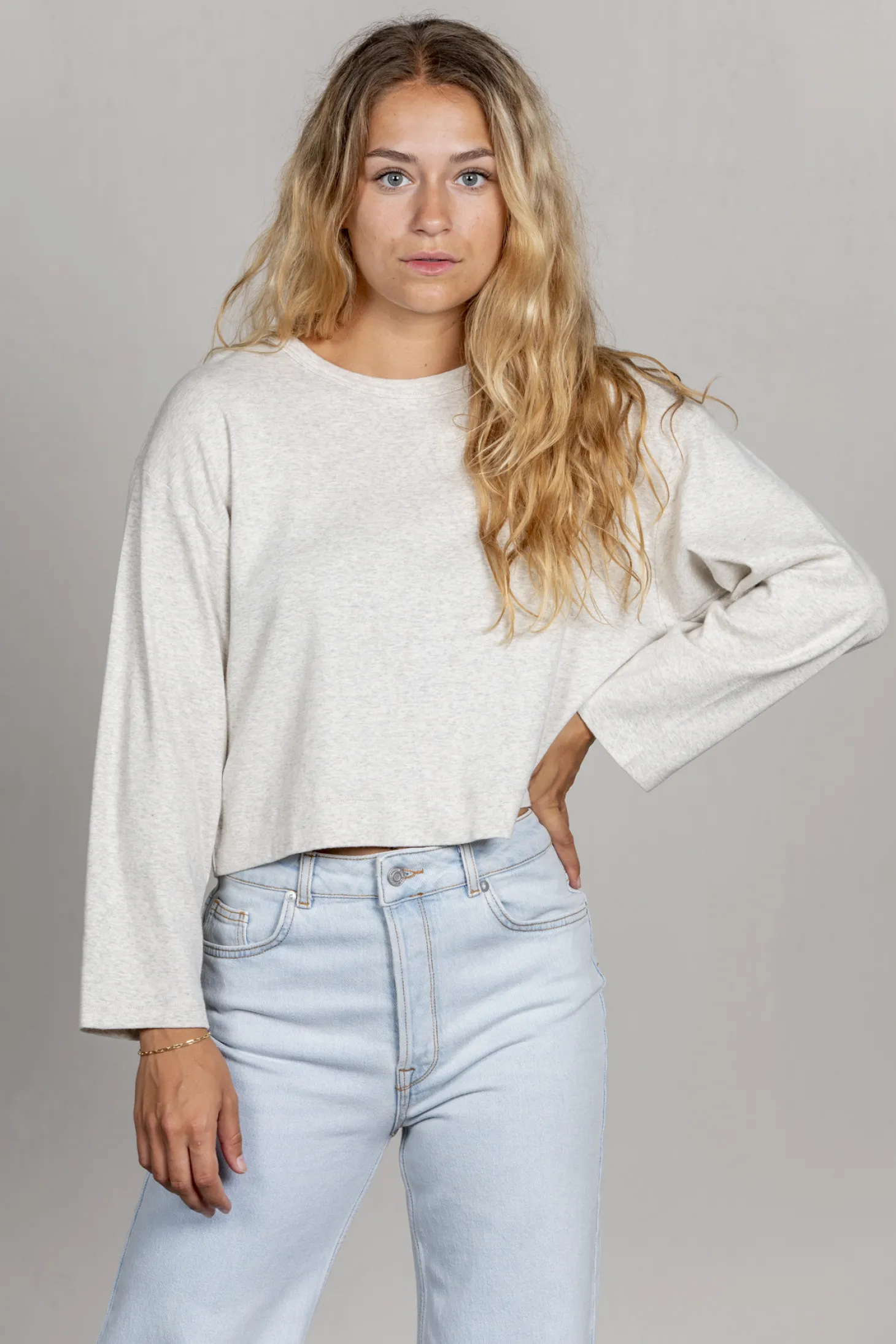 tshirt_bozy_1-1.webp American Vintage T-Shirt Bozy Creme/Chin Best