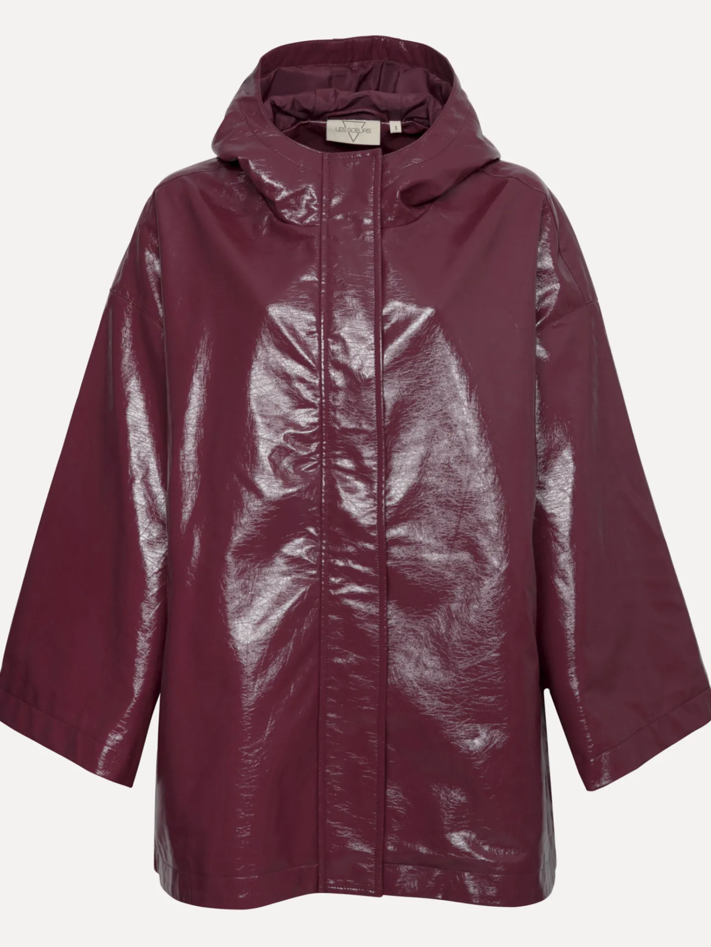vegan_leren_jas_violet_5.webp Les Soeurs Vegan Leren Jas Violet Bordeaux Fashion