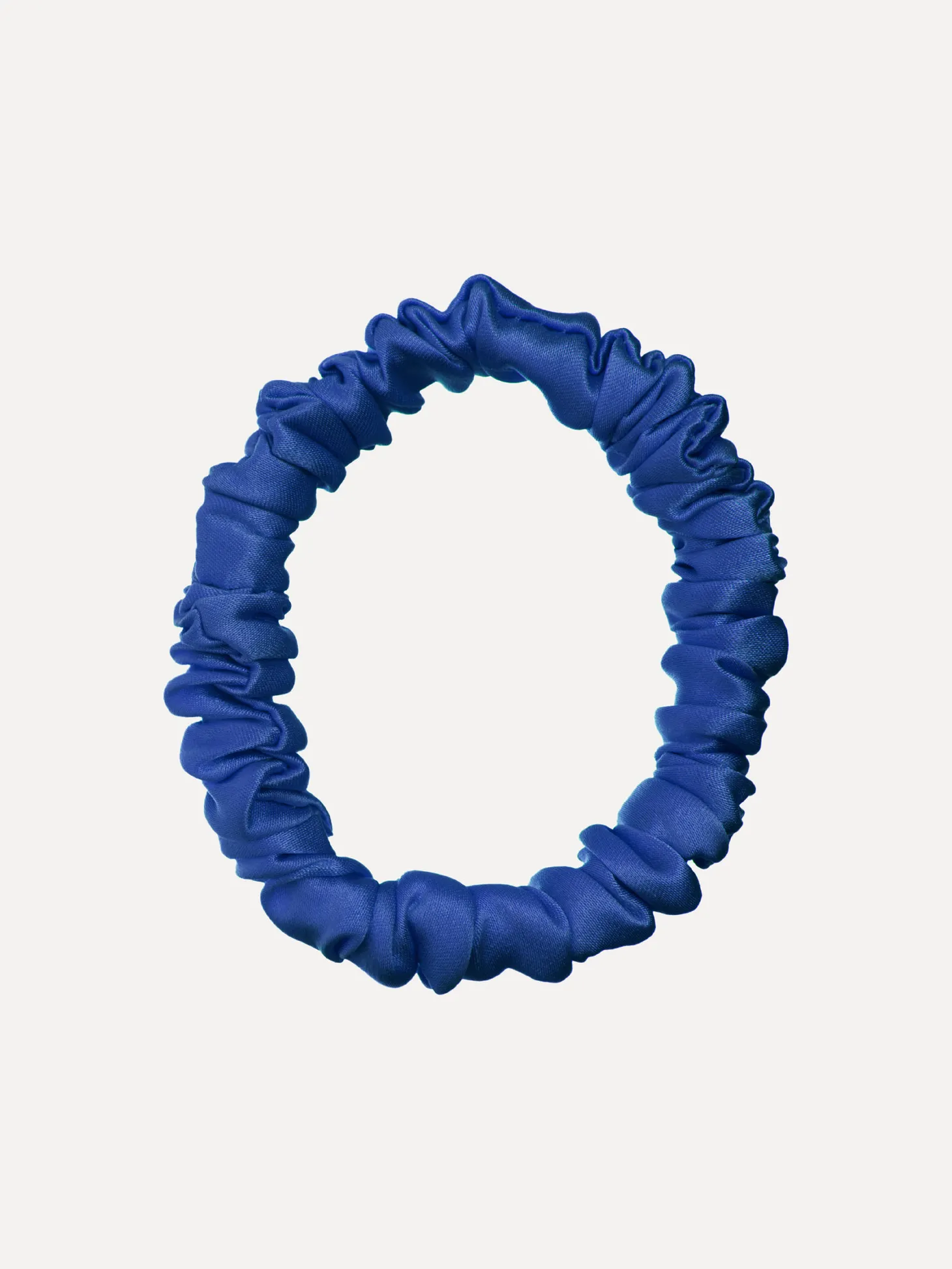 Les Soeurs Zijden Scrunchie Bright Blue Outlet