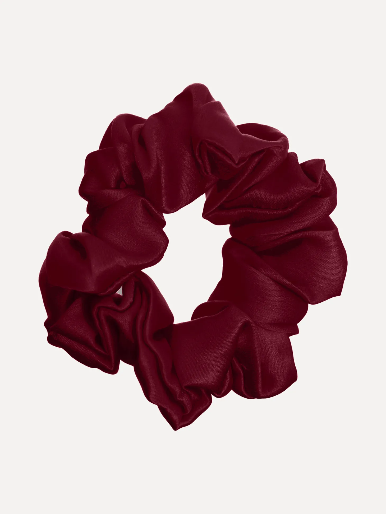 Les Soeurs Zijden Scrunchie Bordeaux Fashion