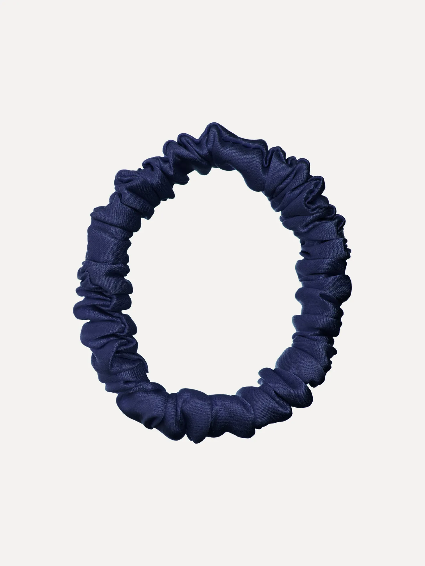 Les Soeurs Zijden Scrunchie Navy Clearance