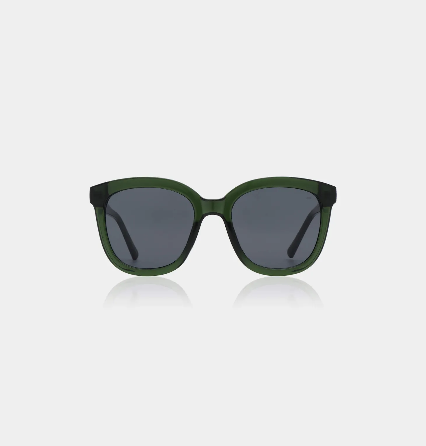 A.Kjaerbede Zonnebril Billy Dark Green Transparent Fashion