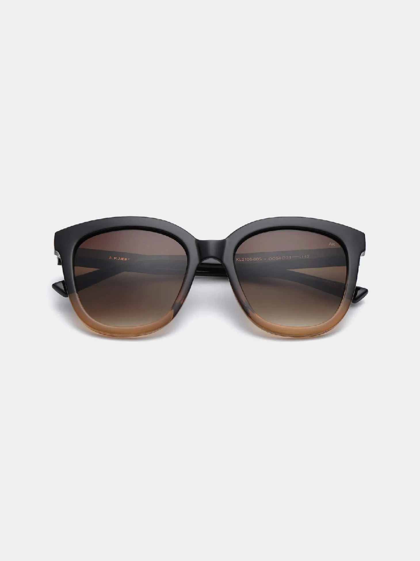 A.Kjaerbede Zonnebril Billy Black/Brown Transparent Shop