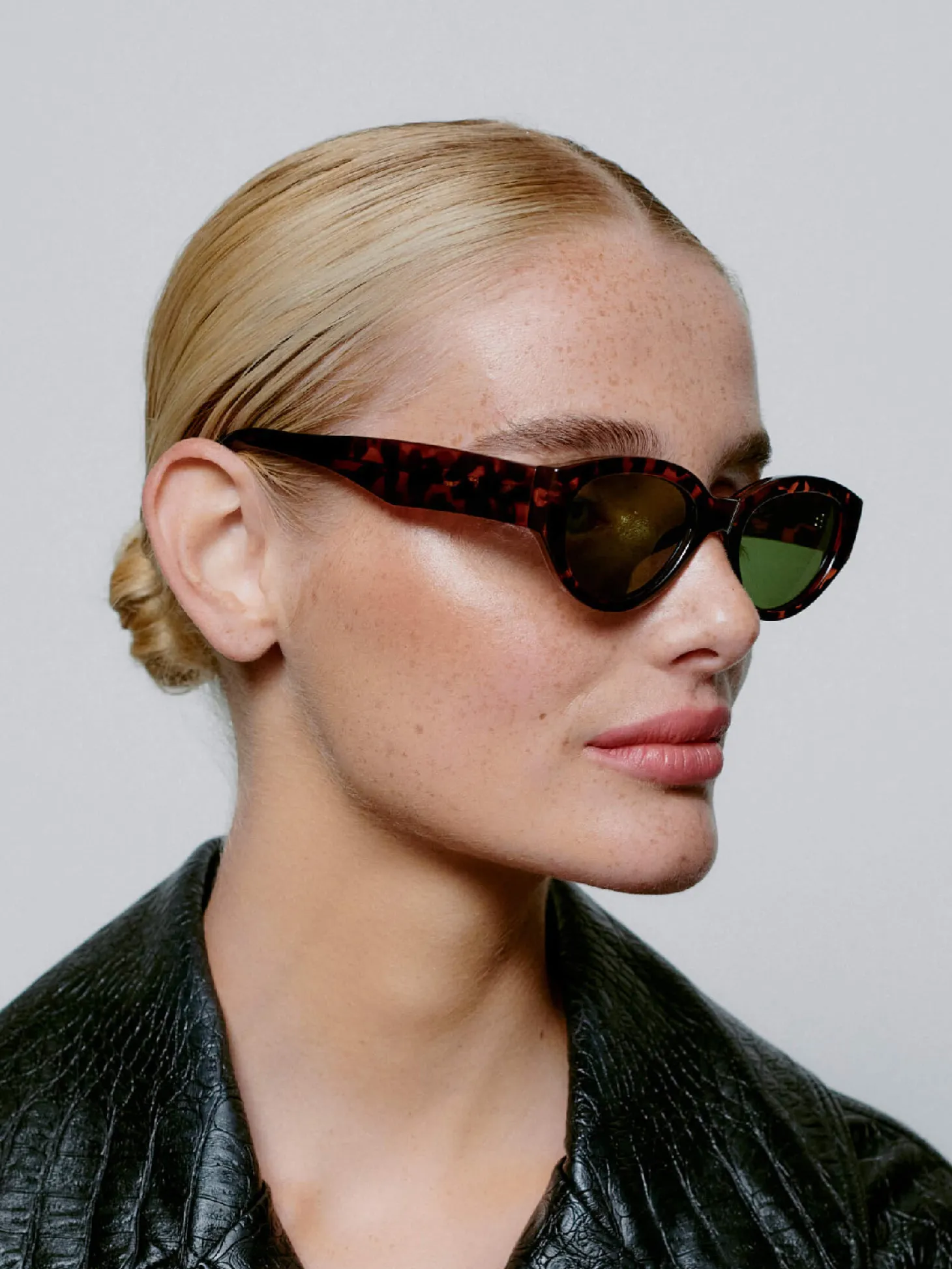 A.Kjaerbede Zonnebril Winnie Demi Tortoise Flash Sale